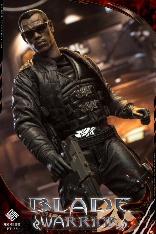 In Stock PRESENT TOYS PT-sp55 Blade Vampire Hunter Wesley Snipes 1/6 Action Figure