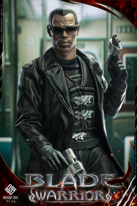 In Stock PRESENT TOYS PT-sp55 Blade Vampire Hunter Wesley Snipes 1/6 Action Figure