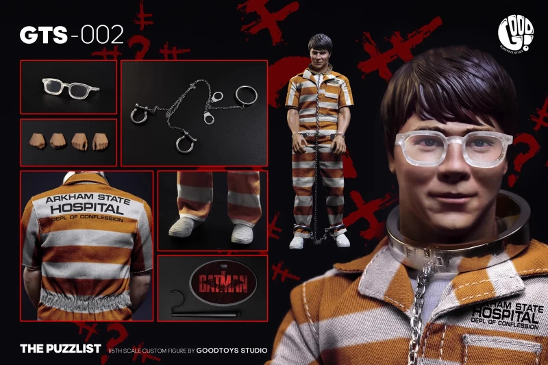 IN STOCK Goodtoys GTS-002 1/6 The Batman Prisoner Clothing Riddler 12" Figure
