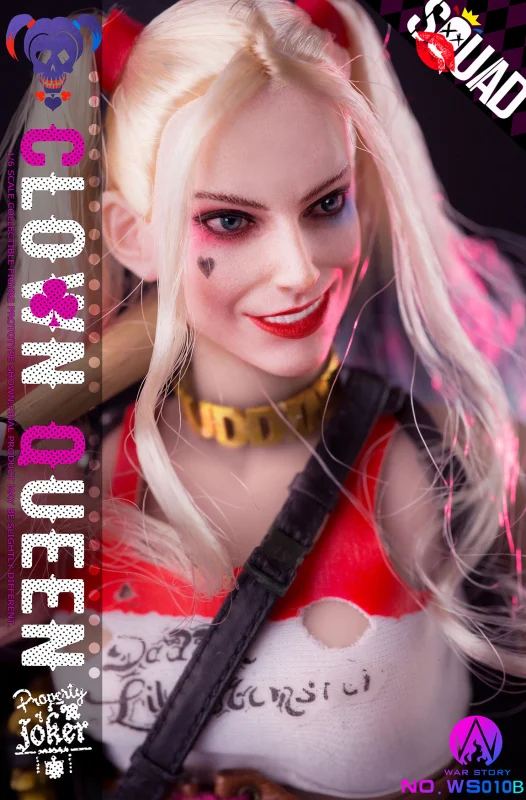 In Stock WAR STORY WS010B 1/6 Joker Clown Harleen Queen Figure Toy Deluxe Ver.