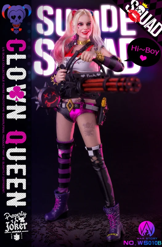 In Stock WAR STORY WS010B 1/6 Joker Clown Harleen Queen Figure Toy Deluxe Ver.