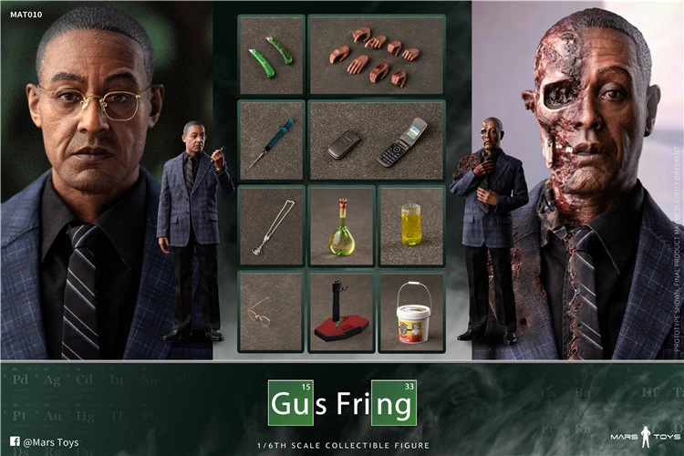[Pre-order] Mars Toys MAT010 1/6 Breaking Walter White Gustavo Fring 12" Figure