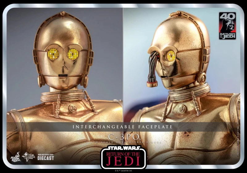 In Stock Hot Toys MMS701D56 Star Wars VI: Return of The Jedi 1/6 C-3PO Action Figure