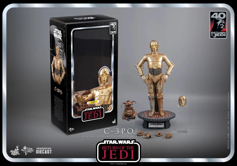 In Stock Hot Toys MMS701D56 Star Wars VI: Return of The Jedi 1/6 C-3PO Action Figure