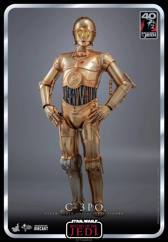 In Stock Hot Toys MMS701D56 Star Wars VI: Return of The Jedi 1/6 C-3PO Action Figure