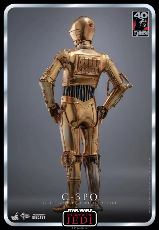 In Stock Hot Toys MMS701D56 Star Wars VI: Return of The Jedi 1/6 C-3PO Action Figure