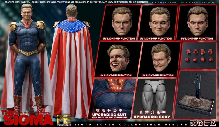 In Stock TOYS ERA PE018 1/6 The Boys Homelander W/5 Heads 12" Action Figure