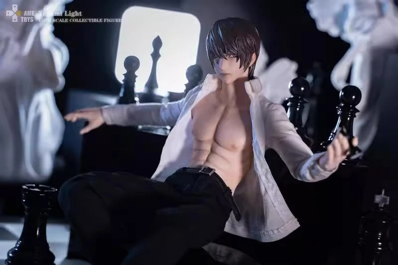 In Stock GAMETOYS GT-008AUP Silicone body DEATH NOTE Yagami Light business suit Action Figure
