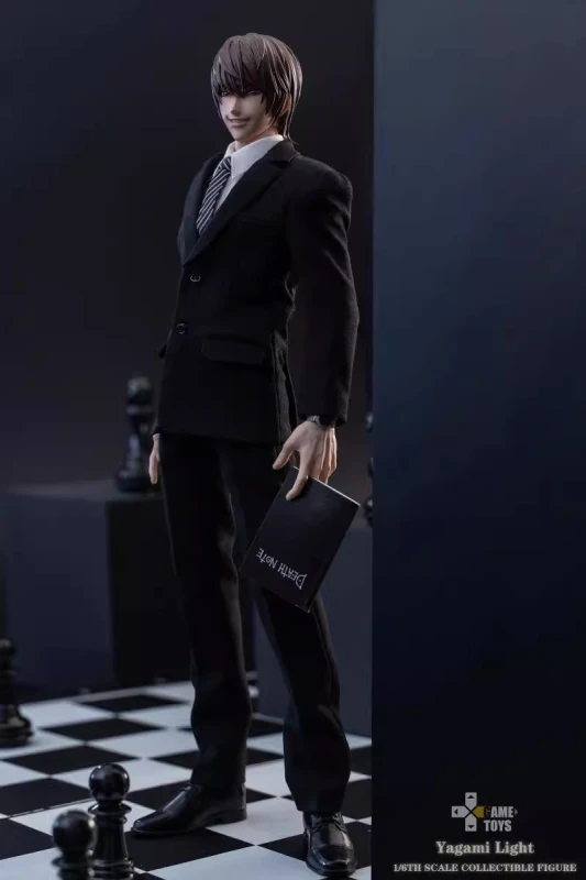In Stock GAMETOYS GT-008AUP Silicone body DEATH NOTE Yagami Light business suit Action Figure