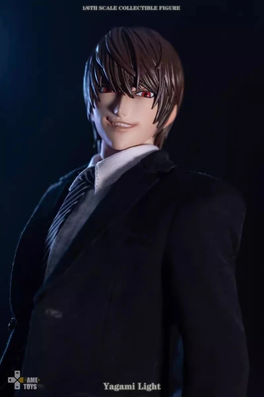 In Stock GAMETOYS GT-008AUP Silicone body DEATH NOTE Yagami Light business suit Action Figure