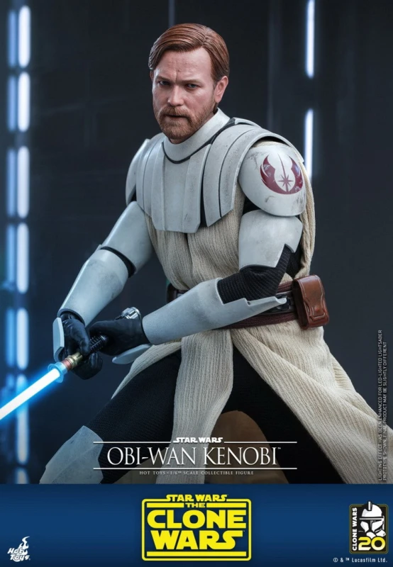 In Stock HOTTOYS 1/6 TMS095 OBI-WAN KENOBI THE CLONE WARS