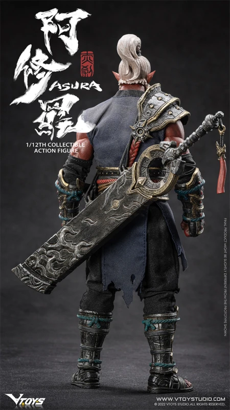In Stock  VTOYS VSD006 1/12 Asura Red Demon 6" Action Figure Model Toys