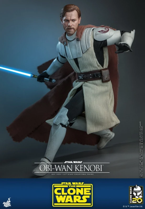 In Stock HOTTOYS 1/6 TMS095 OBI-WAN KENOBI THE CLONE WARS