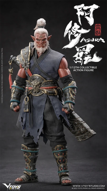 In Stock  VTOYS VSD006 1/12 Asura Red Demon 6" Action Figure Model Toys