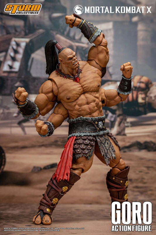 In Stock Storm Toys DCMK18 1/12 Mortal Kombat GORO Collectible Action Figure