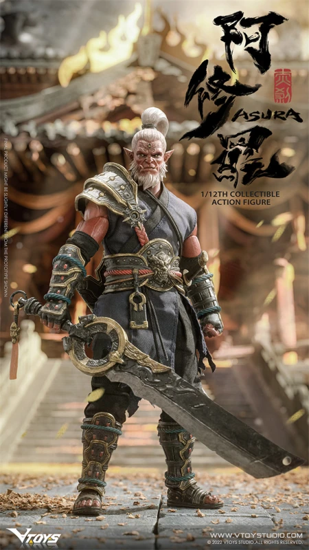 In Stock  VTOYS VSD006 1/12 Asura Red Demon 6" Action Figure Model Toys