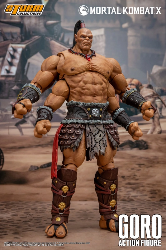 In Stock Storm Toys DCMK18 1/12 Mortal Kombat GORO Collectible Action Figure