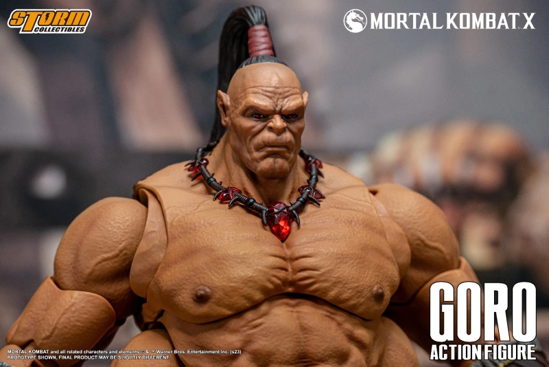 In Stock Storm Toys DCMK18 1/12 Mortal Kombat GORO Collectible Action Figure