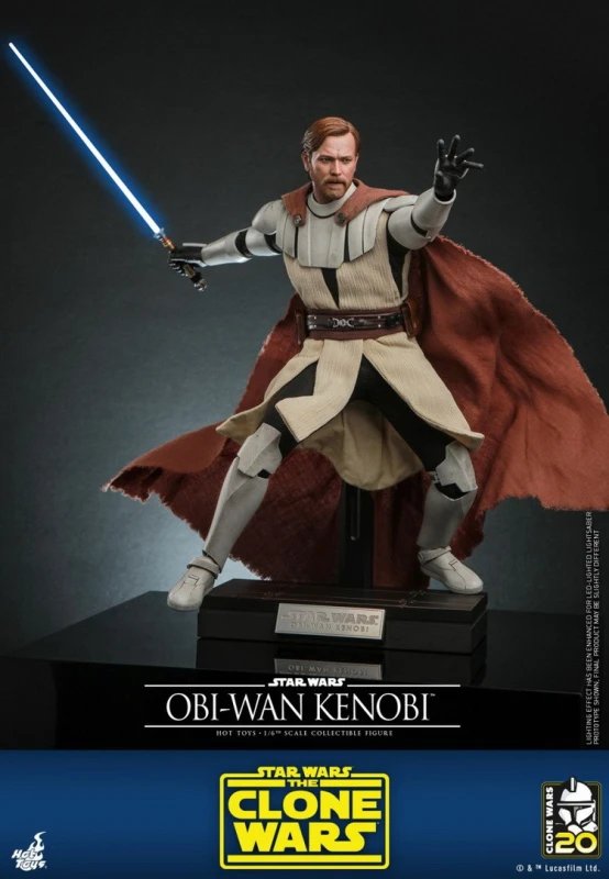 In Stock HOTTOYS 1/6 TMS095 OBI-WAN KENOBI THE CLONE WARS
