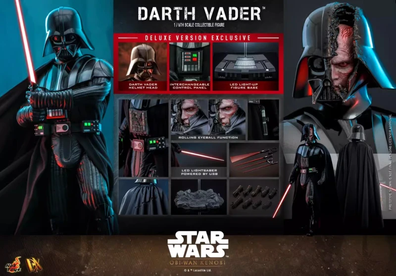 In Stock New Hot Toys DX28 Star Wars 1/6 Darth Vader Deluxe Ver. Action Figure