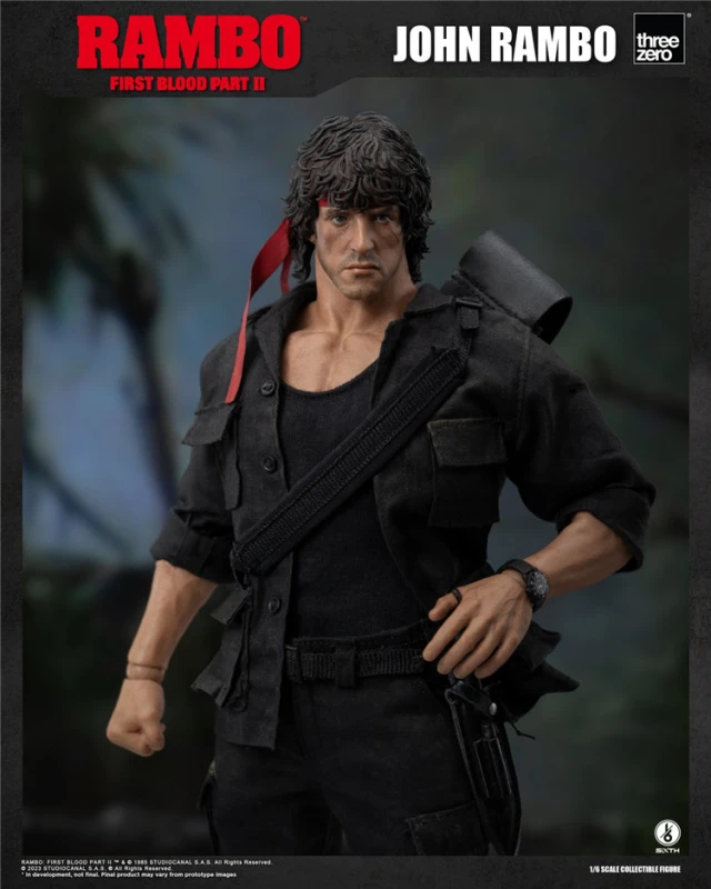 In Stock Threezero 1/6 First blood 2 John Lambeau 3Z03280W0
