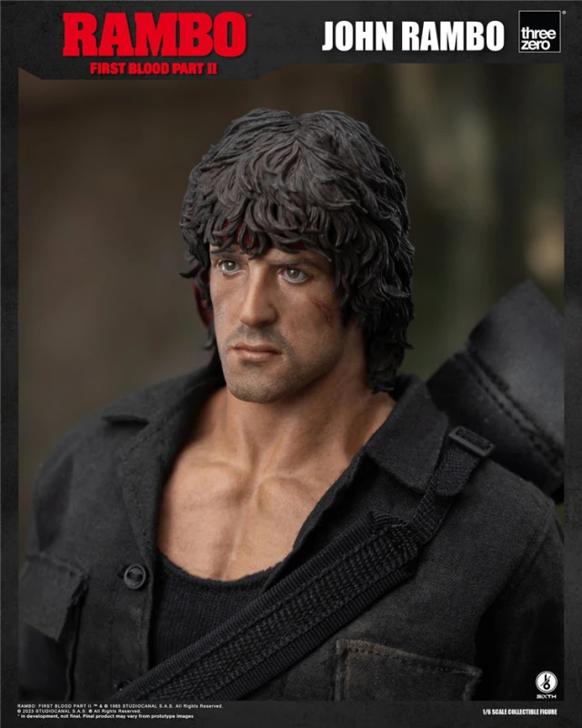 In Stock Threezero 1/6 First blood 2 John Lambeau 3Z03280W0