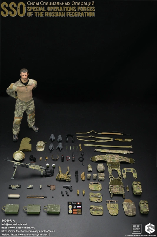 In Stock Easy&Simple ES 26060R-A 1/6 Russian SSO Special Operations Forces Action Figure