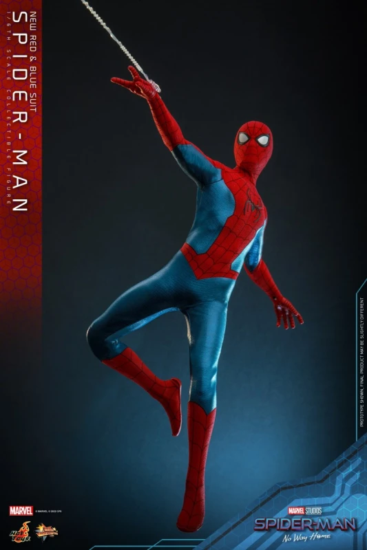 In Stock HOTTOYS 1/6 MMS679 SPIDER-MAN (NEW RED AND BLUE SUIT)