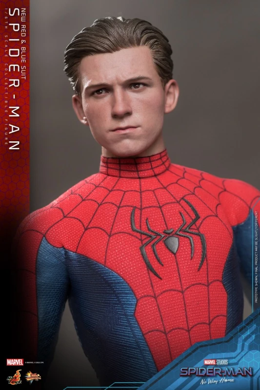 In Stock HOTTOYS 1/6 MMS679 SPIDER-MAN (NEW RED AND BLUE SUIT)