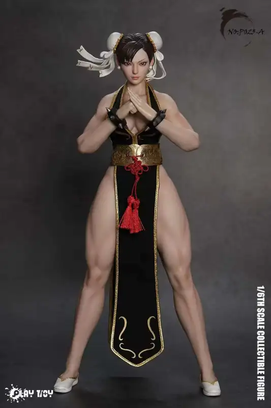 Pre-Order  PLAY TOY P023 1/6 ChunLi 2.0 Fighting Goddess Collectible Female Action Figure