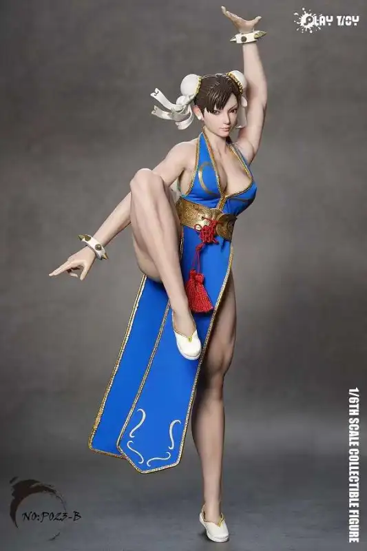 Pre-Order  PLAY TOY P023 1/6 ChunLi 2.0 Fighting Goddess Collectible Female Action Figure