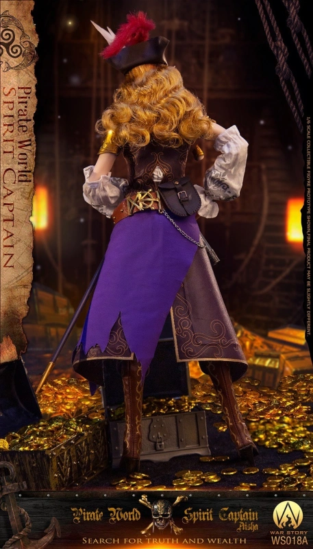 In Stock  War Story WS018A 1/6 Pirate World Spirit Captain Elsa Action Figure