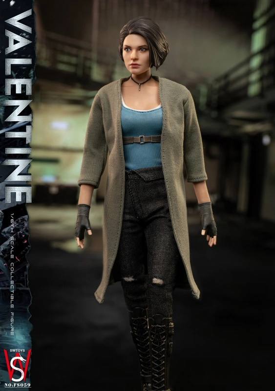 In Stock New SWTOYS FS059 1/6 Zombie Killer Jill Female Action Figure Model