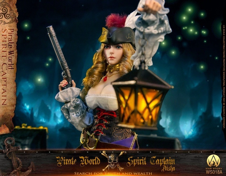 In Stock  War Story WS018A 1/6 Pirate World Spirit Captain Elsa Action Figure