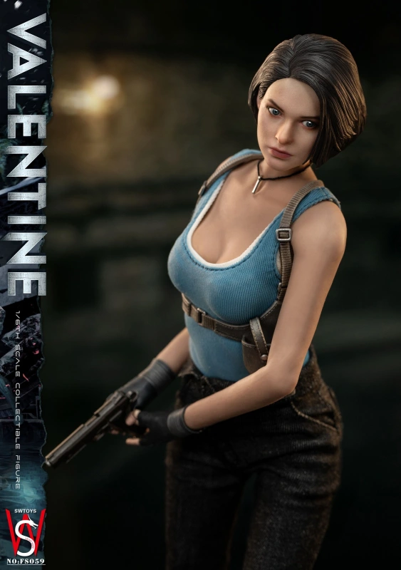 In Stock New SWTOYS FS059 1/6 Zombie Killer Jill Female Action Figure Model