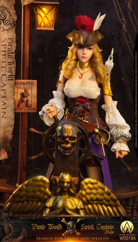 In Stock  War Story WS018A 1/6 Pirate World Spirit Captain Elsa Action Figure