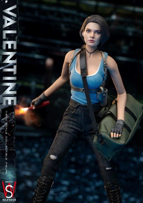 In Stock New SWTOYS FS059 1/6 Zombie Killer Jill Female Action Figure Model