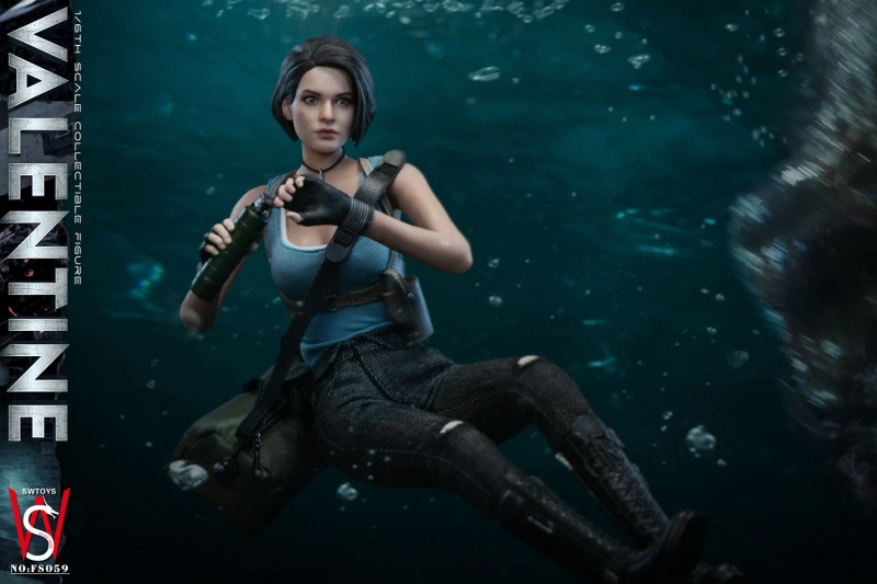 In Stock New SWTOYS FS059 1/6 Zombie Killer Jill Female Action Figure Model