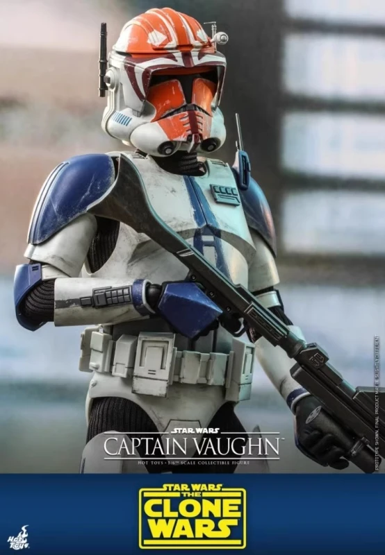 In Stock New Hot Toys TMS065 STAR WARS: THE CLONE WARS 1/6 CAPTAIN VAUGHN Figure
