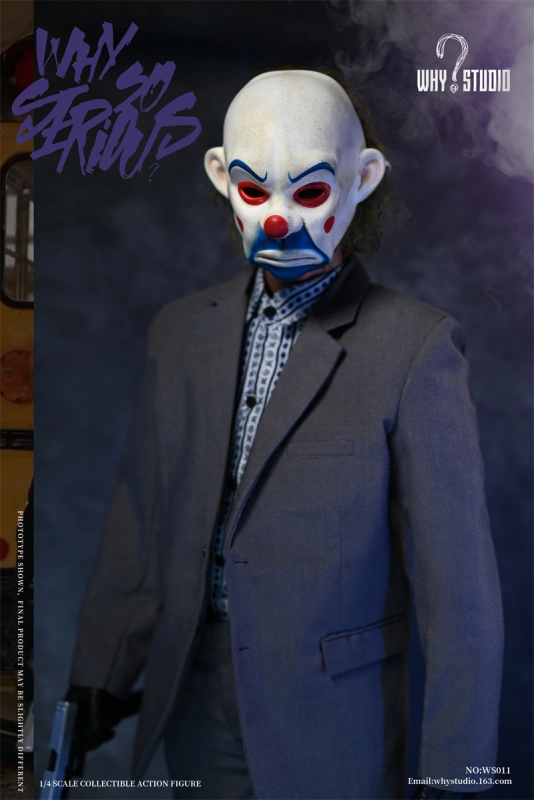 In Stock WHY STUDIO WS011 1/4 The Robber Joker Heath Collectible Action Figure