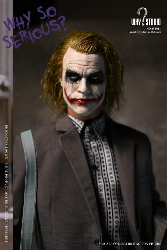 In Stock WHY STUDIO WS011 1/4 The Robber Joker Heath Collectible Action Figure