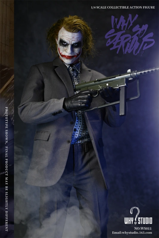 In Stock WHY STUDIO WS011 1/4 The Robber Joker Heath Collectible Action Figure