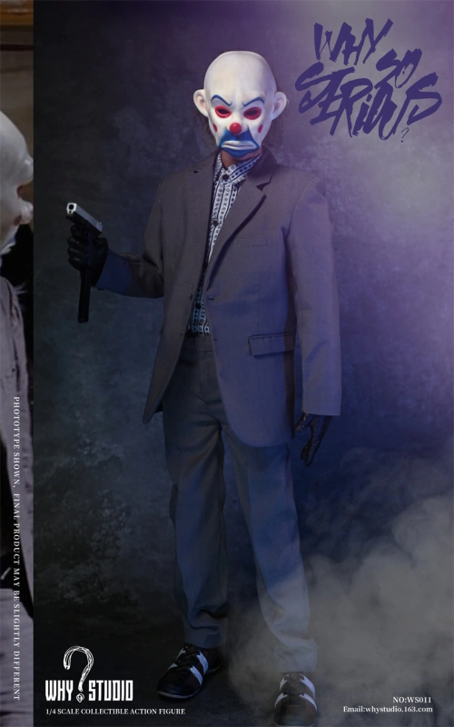 In Stock WHY STUDIO WS011 1/4 The Robber Joker Heath Collectible Action Figure