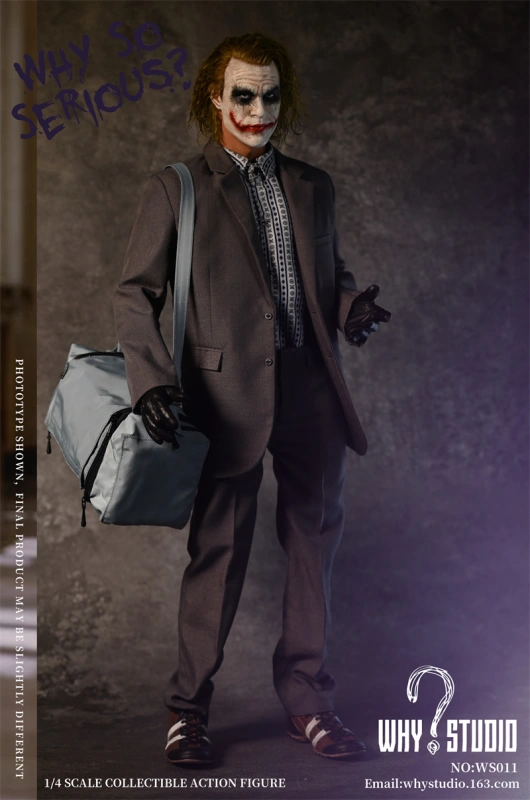 In Stock WHY STUDIO WS011 1/4 The Robber Joker Heath Collectible Action Figure