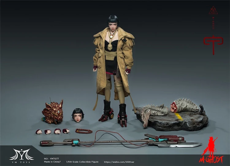 In Stock  1/6 Scale YMTOYS YMT077 Female M-GHOST Huntress Team Solider 12" Action Figures