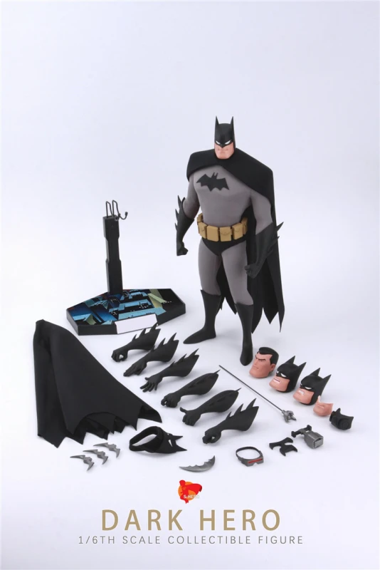 [Pre-order]  S-HERO SH005 1/6 Animation Bat Dark Hero Male Action Figure Model Toy