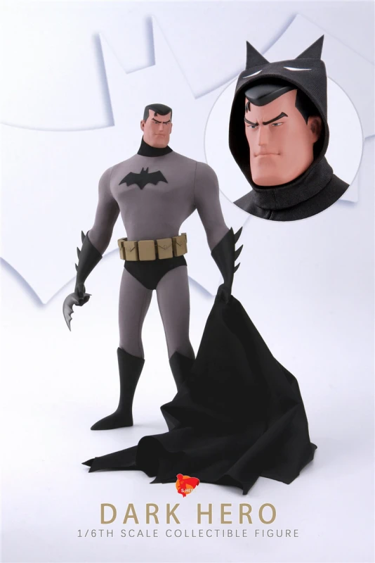 [Pre-order]  S-HERO SH005 1/6 Animation Bat Dark Hero Male Action Figure Model Toy