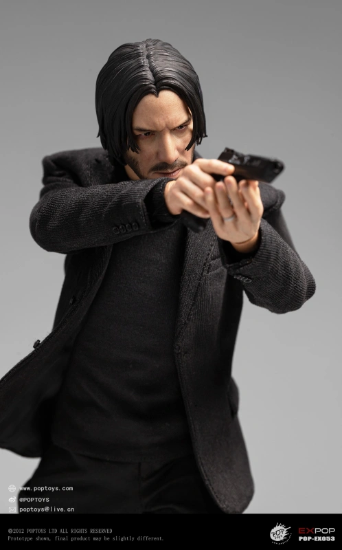 In Stock  POPTOYS EX053 1/6 GodKiller Johh Wick Collectible Action Figure Model
