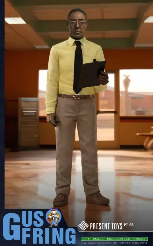 In Stock PRESENT TOYS PT-sp66 1/6 Gus Fring Collectible Male Action Figure Model