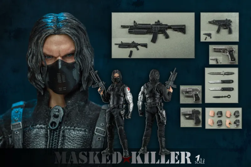 In Stock Nota Studio 1/12 Masked Killer Bucky Barnes 6" Action Figure Model Deluxe Ver.